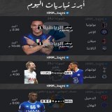 أبرز مُباريات اليوم..  الأحد 26 فـبراير..  #بولونيا_انتر #ميلان_أتالانتا  #توتنهام_تشيلسي  #الدحيل_الهلال  #مانشستر_يونايتد_نيوكاسل  #بايرن_يونيون  #الميريا_برشلونة  #مارسيليا_باريس  #الدوري_الإيطالي  #الدوري_الانجليزي  #دوري_ابطال_اسيا2022  #الدوري_