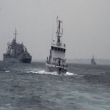 В Минобороны заявили, что ВСУ попытались атаковать корабль &laquo;Приазовье&raquo; Черноморского флота.  По нему были выпущены шесть катеров-беспилотников, которые были уничтожены, утверждают в Минобороны