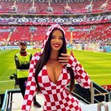 wordcup qatar croatia girl