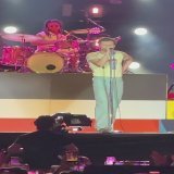 First look of Harry&rsquo;s outfit today !  We can see his new drummer !! Seems like Sarah and Mitch won&rsquo;t be there, at least today !   via latennightsushi  #LoveOnTourPerth