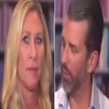 Donald Trump's son echoed right-wing talking points about the Democratic senator, prompting Greene to point out that Fetterman is hospitalized with clinical depression.