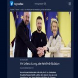 Tagesschau: Зеленский просит о помощи, но не может выполнить требования ЕС  В Киеве 3 февраля состоялся 24-й саммит &laquo;Украина &ndash; Европейский Союз&raquo;, о котором пишет немецкая Tagesschau. Председатель Европейской Комиссии Урсула фон дер 