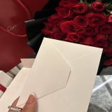 Photo by IBTISSAM WARDI on January 29, 2024. May be an image of bouquet, rose and text.
