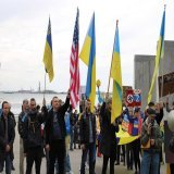 \ud83c\uddfa\ud83c\udde6 \ud83c\uddfa\ud83c\uddf8 Ukrainians in New York held an action dedicated to the Day of Remembrance and Reconciliation  After the rally, its participants marched to the East Coast Memorial, commemorating the American soldiers 