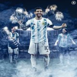 Championship number 40 for the legend #Messi  Congratulations #ميسي #إيطاليا_الارجنتين