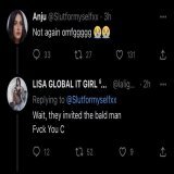 lisards swear its kths who drag their girl unprovoked when its THEM who obsessed with tae finding out about his unconfirmed news before we do and dragging him for it just like last time so embarrassing a rumor have them clutching their purses and gat