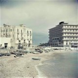 Saint Georges Bay &amp; Saint Georges Hotel in the Mina El Hosn area on a winter day in 1951. Source: Ras Beirut, Emile Sabbagh