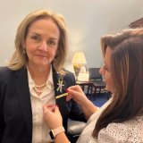 Democrats wearing abortion pins to the State Of The Union Address.