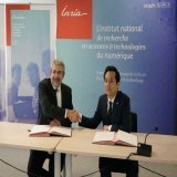 At @inria_paris, #KISTI and @inria confirm their scientific cooperation to explore new research opportunities on cutting-edge topics such as #HPC, #openscience &amp; software heritage conservation.  Thank you for visiting. 방문해 주셔서 감사합니다.