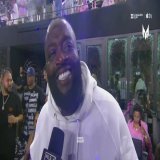 Rick Ross:  "This is the first football game i come for. The atmosphere is great. We support David Beckham and we welcome Leo Messi. It's a pleasure to be here..A special moment for Miami" #InterMiamiCF