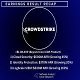 Here are some fascinating insights from CrowdStrike's recent quarter and its implications for cyber companies in cloud, identity, and SIEM:   Some interesting insights in its quarterly call across its three businesses:  1/ Cloud Security (some new mo