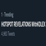 Top spot again  HOTSPOT REVELATIONS WithKDLEX