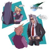 Ya Cloud&hellip; learn to use Outlook jeez   #FinalFantasy #FinalFantasy7Remake #FF7 #FF7R #FFVII #Sephiroth #cloudstrife #fanart #FinalFantasyVII