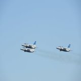定刻13時50分に百里基地から栃木国体に向けて出発しました #茨城空港 #ブルーインパルス #百里基地