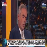 JORDAN PETERSON: It's naive to think the Russians are going to lose and we're going to win   "We can't win against Vladimir Putin. We sold our soul for his oil and gas and we did that to elevate our moral stature in relationship to saving the planet"
