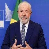 Brazilian President Lula da Silva calls for abandoning the dollar in trade between the BRICS countries.