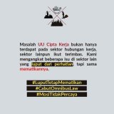 #TolakOmnibuslawDPR #JegalOmnibusLaw #JEGALSAMPAIBATAL #JegalSampaiGagal #LuputTapiMematikan #CabutOmnibuslaw #MosiTidakPercaya