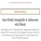 #Semaglutide GLP-1 analog new RCT study @NEJM in adolescents 16% BMI weight loss &hellip; another great tool to manage #Obesity disease @ASMBS @IfsoSecretariat @IFSO_NAC @ASMBSIH @OMAsocial @ObesitySociety @WorldObesity @WHO