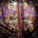 Brocade close up.  - Oudayas Museum, Rabat