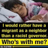 The people of Martha&rsquo;s Vineyard were true Christians who took them in without notice and fed clothed and gave them beds and a loving welcome. I didn&rsquo;t see the criminals and rapists that Dictator DeSantis talks about. Vote blue