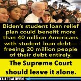 #studentloanforgiveness  Would help MILLIONS fix their credit scores which republicans hate   They want to keep worker drones in debt &amp; easily controlled  Why did Tom Brady(already mega rich) get almost a million in PPP &amp; Matt Gaetz get over 