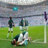 What a Goal !!  Saudi Arabia beat Messi's team Argentina  I'm very happy I thank Allah  #السعوديه_الارجنتين #FIFAWorldCup Argentina by 2-1 | Goat Ronaldo