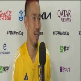 #日本 対 #スペイン 長友佑都さんのブラボー 「小さい声で言うんで......ブラボーーー」 全力過ぎて全然小さくない（笑）  #FIFAワールドカップ  #日本代表