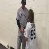 Aaron Judge gave the 61 ball to his mom. Quite literally impossible to not like the guy.