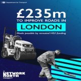 Right, lads and lasses. London's roads are in need of some TLC and we're not sure where to find the &pound;s to give our streets the white-glove treatment. Any ideas?  We could trouser the train money we promised the poor people in the North, and kee