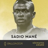Congratulations sadio Mane for winning secrates award,you deserve  it man,he chose to uplift the life of his people with what life has given him,may God bless him #Sadio_Mane #Gavi #socratesaward  #BallonDor #RealMadrid #camavinga #LIVMCI #aviche #Be