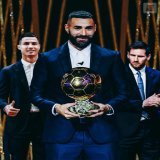 Congratulations to the best striker in the world Karim Benzema for winning  #BallonDor ,you deserve it ,he can't  stop scoring,he is on and delivers on big occasions  #Sadio_Mane #Gavi #socratesaward  #BallonDor #RealMadrid #camavinga #LIVMCI #aviche
