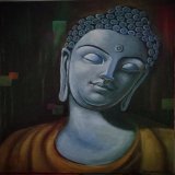 Where there is peace there is happiness #buddha #gautambuddha #art #ArtistOnTwitter #painting #acrylicpainting #PaintingOnCanvas