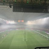 #BledisloeCup - so much firework smoke you can&rsquo;t see the ball ! Good work.
