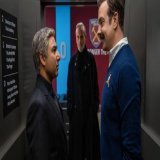 This pic from Season 3 of #TedLasso looks like a tense moment on the bridge of the Enterprise.