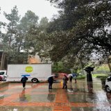 Umbrella sales are soaring at the UCLA Store. Happy start of the Winter Quarter Bruins!