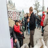 Angelina Jolie in Lviv, #Lviv #Львів #Ukraina #UNHCR during a meeting with internally displaced people at the railway station. She thanked the Polish volunteers for their utmost dedication in making Ukrainians welcomed. #AngelinaJolie