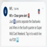 Uhh @NFL what game are you watching? #SEAvsSF #SFvsSEA