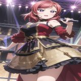 ラブライブ　西木野 真姫 　AIアート お題・期待箱：真姫&times;アメコミ&times;セラムン  アイドル系をAIにやらせると無駄に映えますね～マイクをちゃんと持ったことに感動しました、ほとんど加筆してないんですよ。。  でもそんな真姫、スーパーガールだったり、セーラームーンだったり、世界も守っています！？