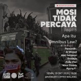 Tanyakan semua yang mengganjal di pikiran..  #BatalkanOmnibusLaw #GagalkanOmnibusLaw #TolakOmnibusLaw #JegalSampaiGagal #JegalSampaiBatal #MosiTidakPercaya #MalangMelawan #KawanBantuKawan #Solidaritas #OmnibuslawSampah #BebaskanKawanKami