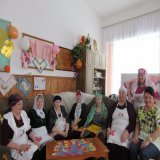 Накануне празднования 8 марта в ОСР с.Ст.Ермаково посетителей ожидали открытки, приготовленные  на кружке "Очумелые руки". Символичный подарок всем пришёлся по душе. Каждая женщина-хранительница семейного очага и у каждой есть своё фирменное блюдо, к