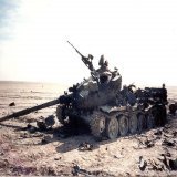 90-e. Война в заливе. Советский танк после встречи с &laquo;Абрамсом&raquo;. Интересно, смогут ли повторить?