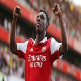 Nketiah brace puts arsenal further ahead in the title race #ManUtdArsenal