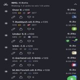 3.8 #NHL Card  BOL tonight ! #GamblingTwitter #NHLPicks #FreePicks #HockeyTwitter