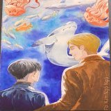 Levi, Erwin and the aquarium #erurifanart #eruri #aot #attackontitan #leviackerman #erwinsmith  #ErwinXLevi #fanart #animefanart #anime #shingekinokyojin #進撃の巨人 #art #artists #ArtistOnTwitter #artwork #attackontitanart #watercolor #watercolorart #wat