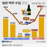 네들 혹시 윤석열 욕하고 후쿠시마 오염수 방류 비판하며 아사히 맥주 쳐 마시는 것 아니지?