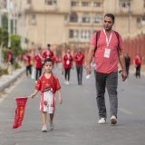 Thousands of @AlAhly fans heading to Cairo International Stadium  to attend the #CAFCLFinal  Where will you be watching the match?  ( @AlAhly )
