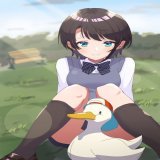 アヒルとお散歩スバルちゃん #プロテインザスバル