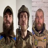 Ну вот и полный комплект. Валына - Сергей Волынский, Калына - Святослав Паламар и присоединившийся к ним в плену Редис - Денис Прокопенко.  Истеричное информационное сопротивление Азова из подземелий Азовстали завершилось полной капитуляцией