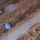 Europa above Jupiter captured by Voyager Credit: NASA More: