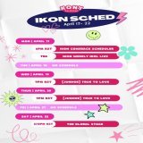 #KonyKalendar April 17-22  For more info, view full calendar at   #iKON #아이콘 #アイコン @iKONIC_143